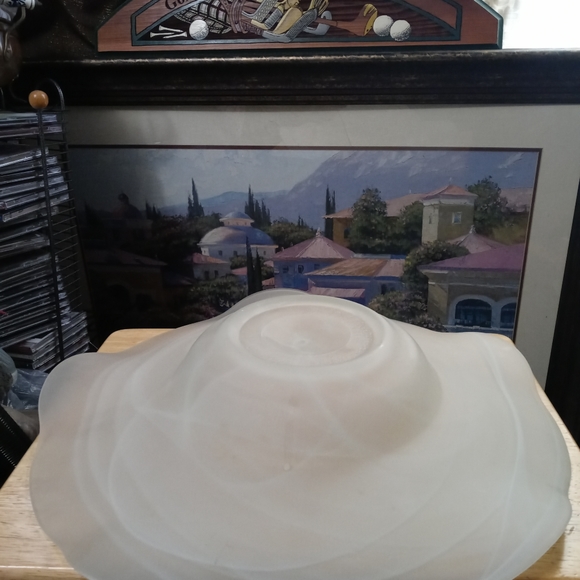 ๐ป๐๐HOMEGAARD HAND BLOWN๐ซ๐FREELY EXECUTED SCALLOPED DESIGN BOWL,CENTERPIECE. - Picture 13 of 16